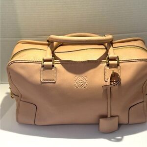 Loewe Amazona Bag Light Pink Authenticity Guaranteed